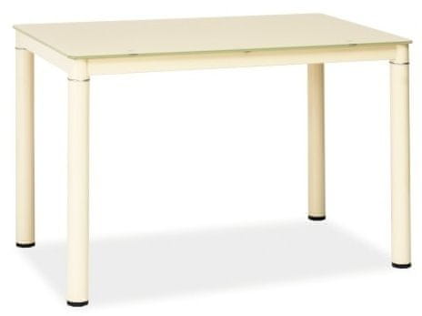 CASARREDO Jedálenský stôl GALANT krémový 60x100